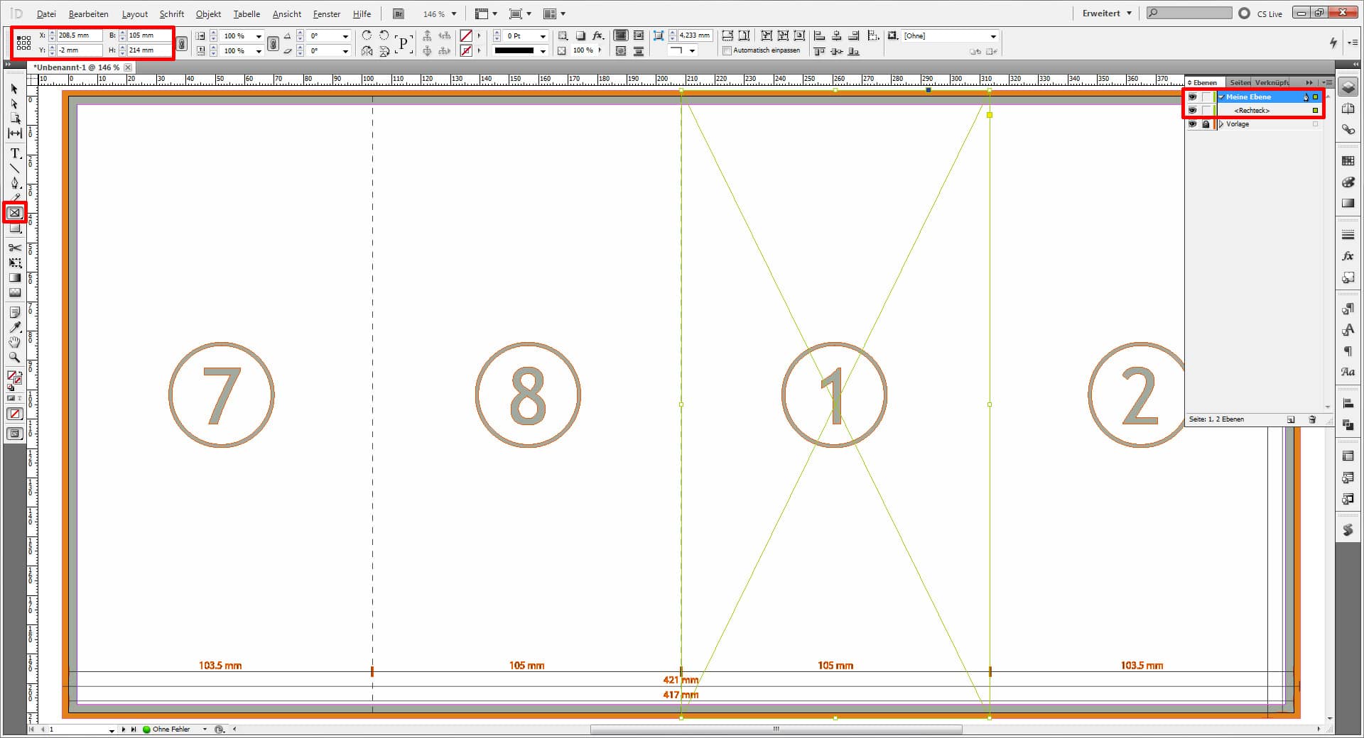 Flyer für eine Austellung 2