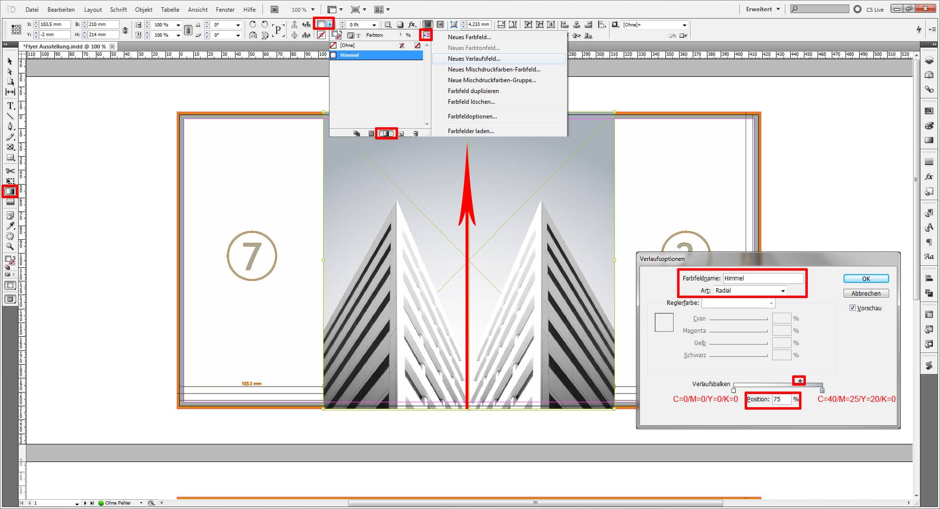 Flyer für eine Austellung 7