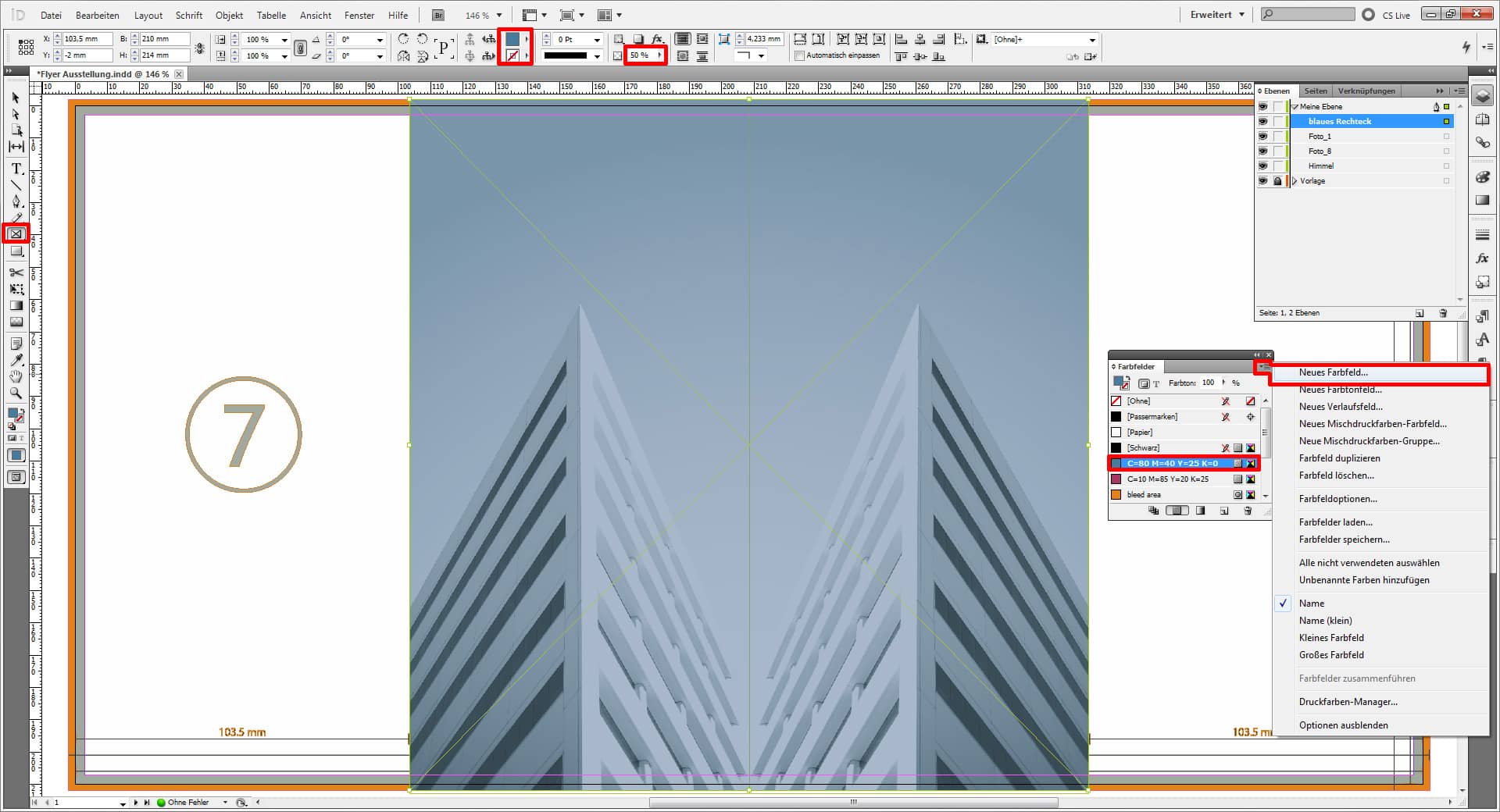 Flyer für eine Austellung 8
