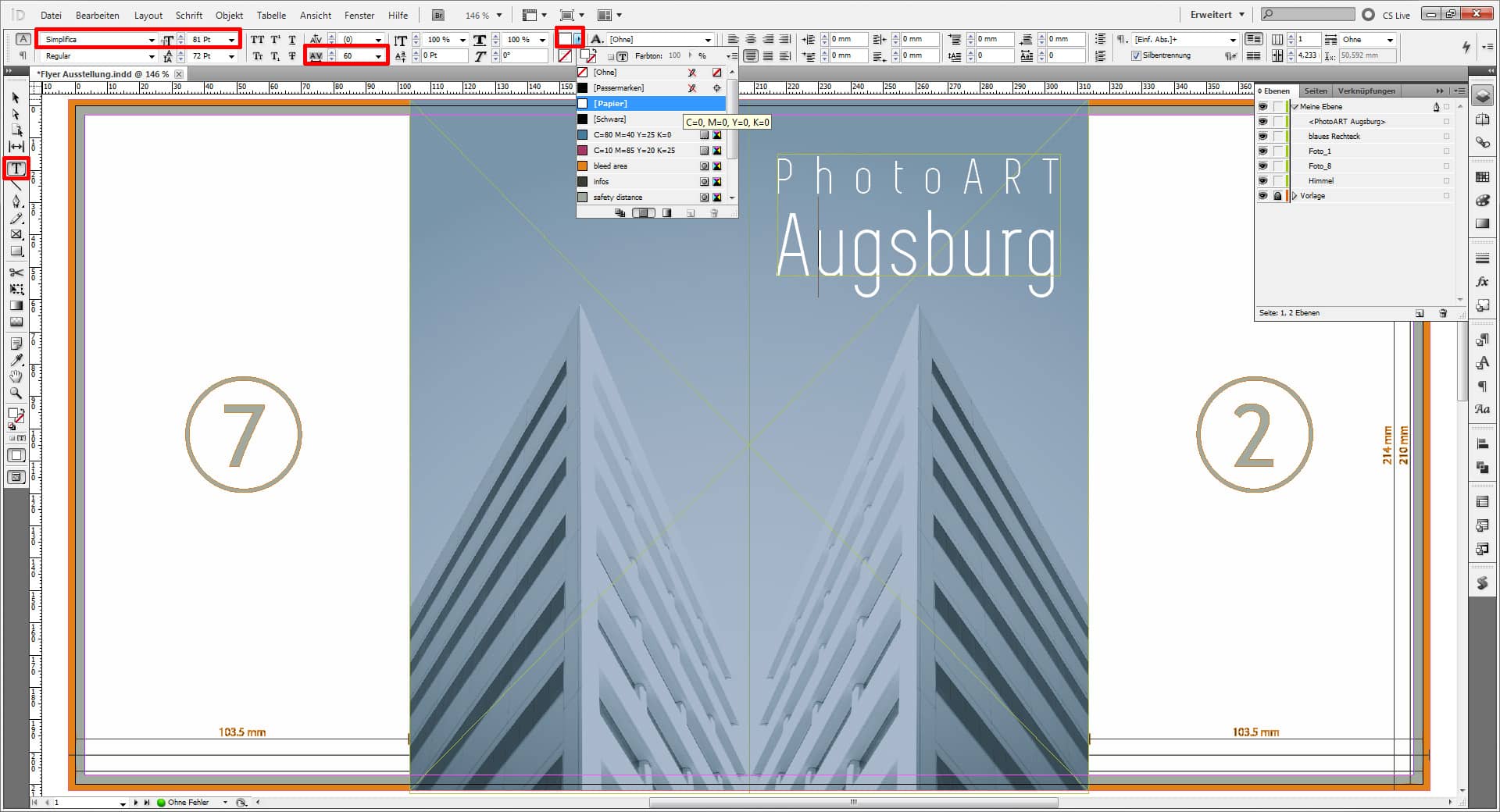Flyer für eine Austellung 9