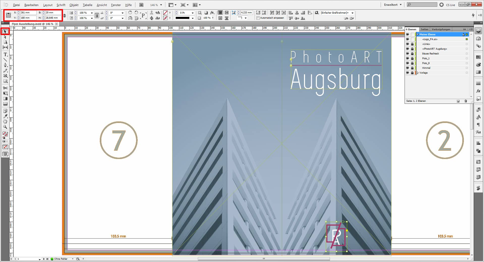 Flyer für eine Austellung 11
