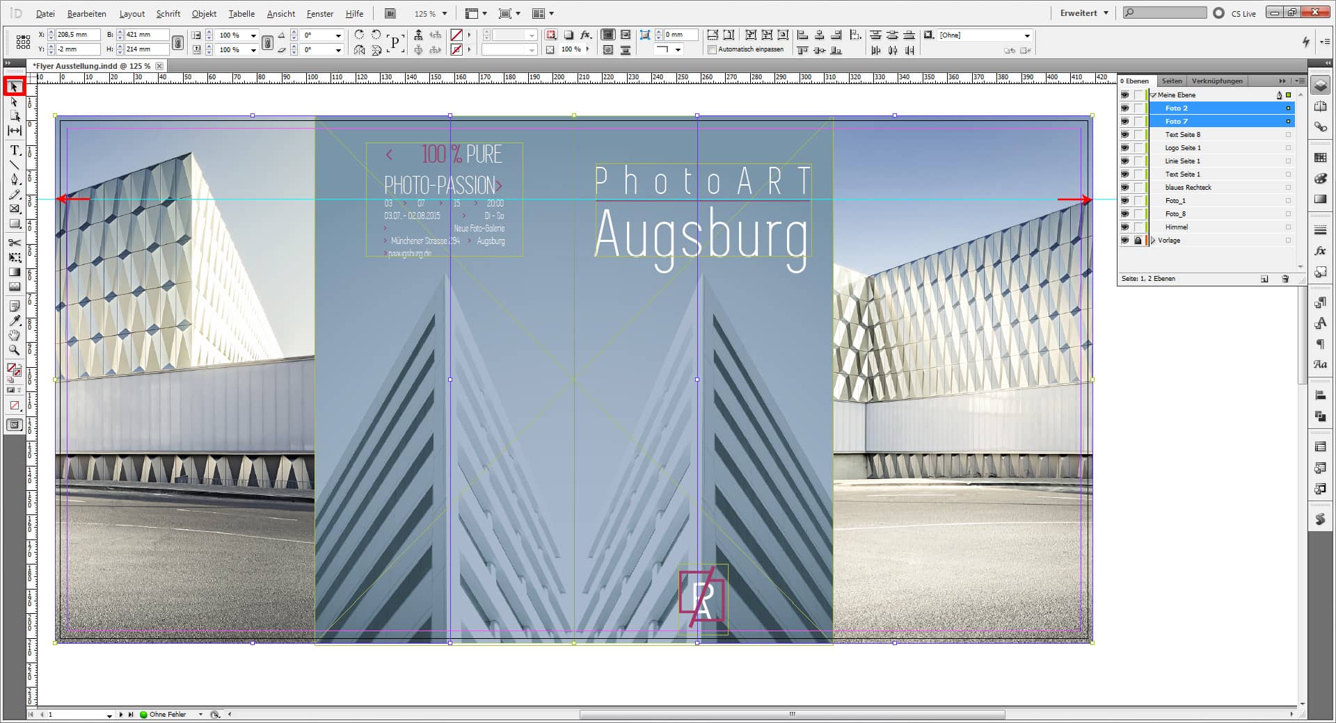Flyer für eine Austellung 14