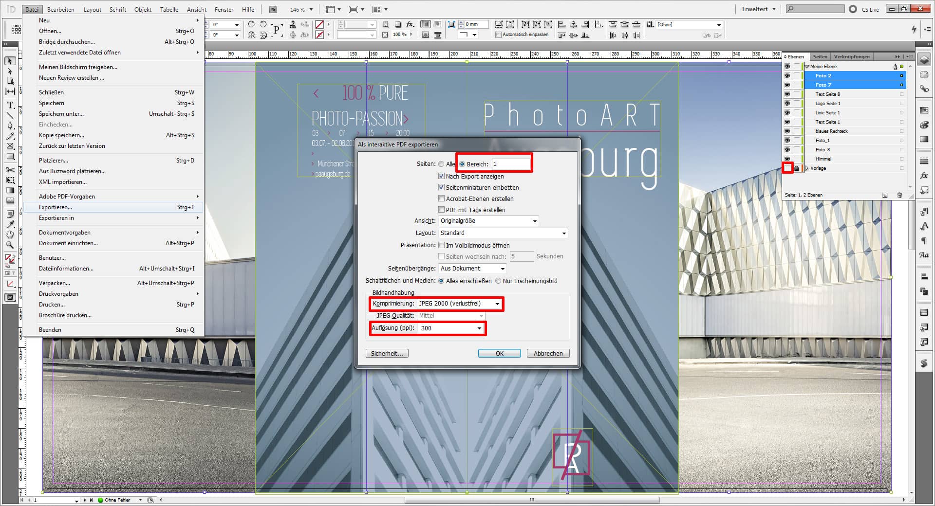 Flyer für eine Austellung 15