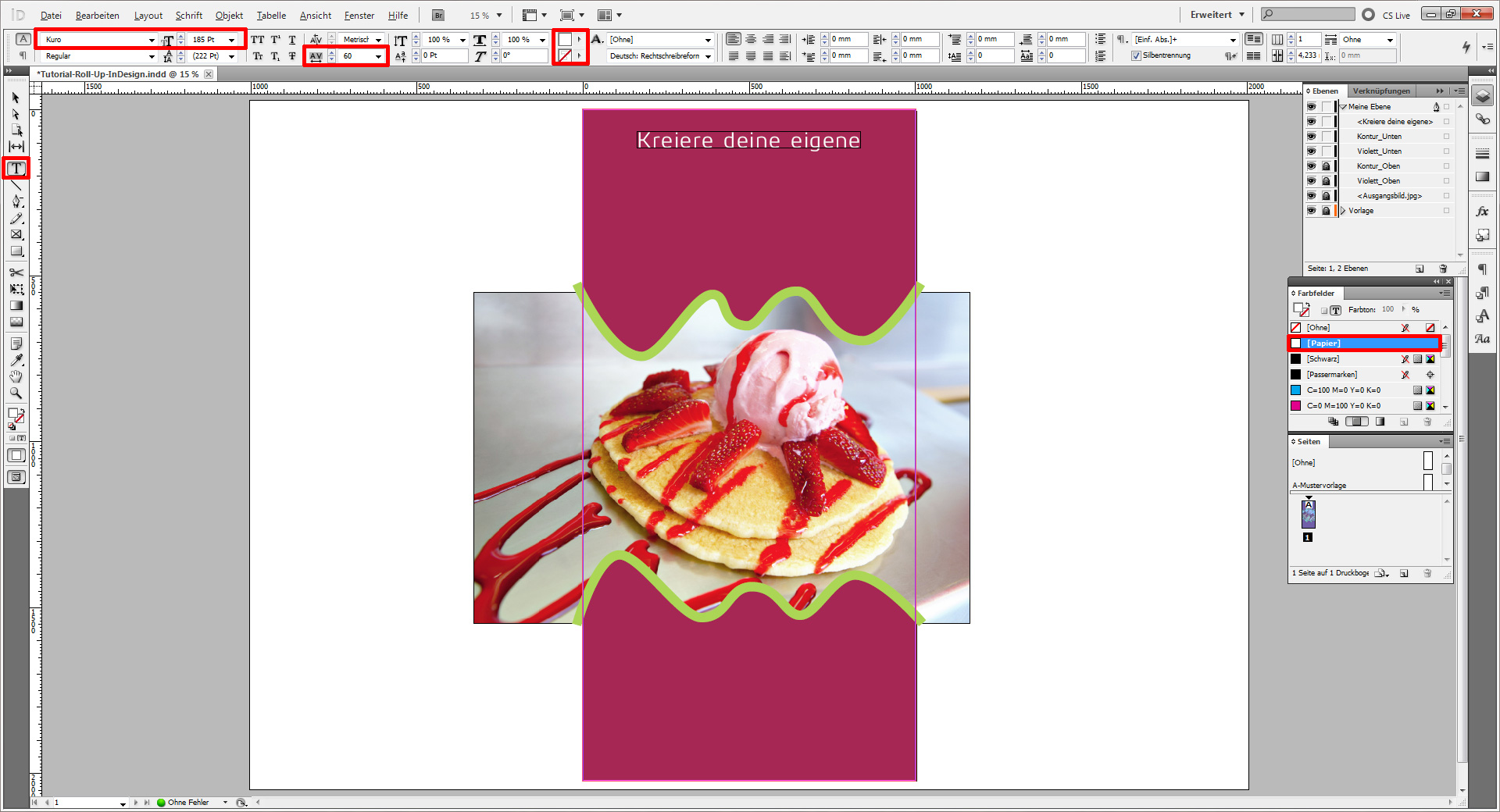 Tutorial Roll Up InDesign