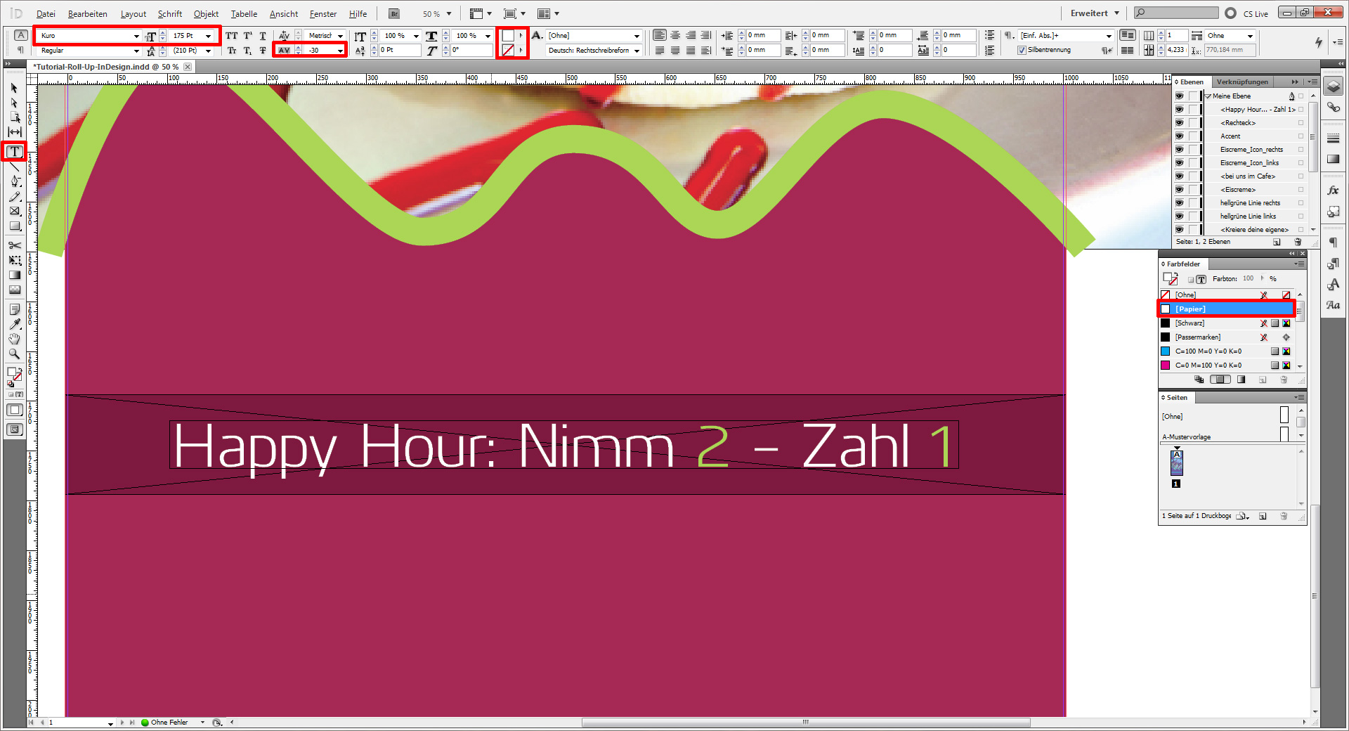 Tutorial Roll Up InDesign