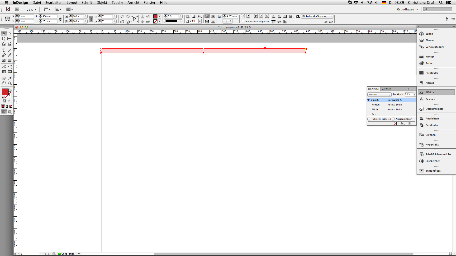 Outdoor rollup erstellen   Sicherheitsabstand oben
