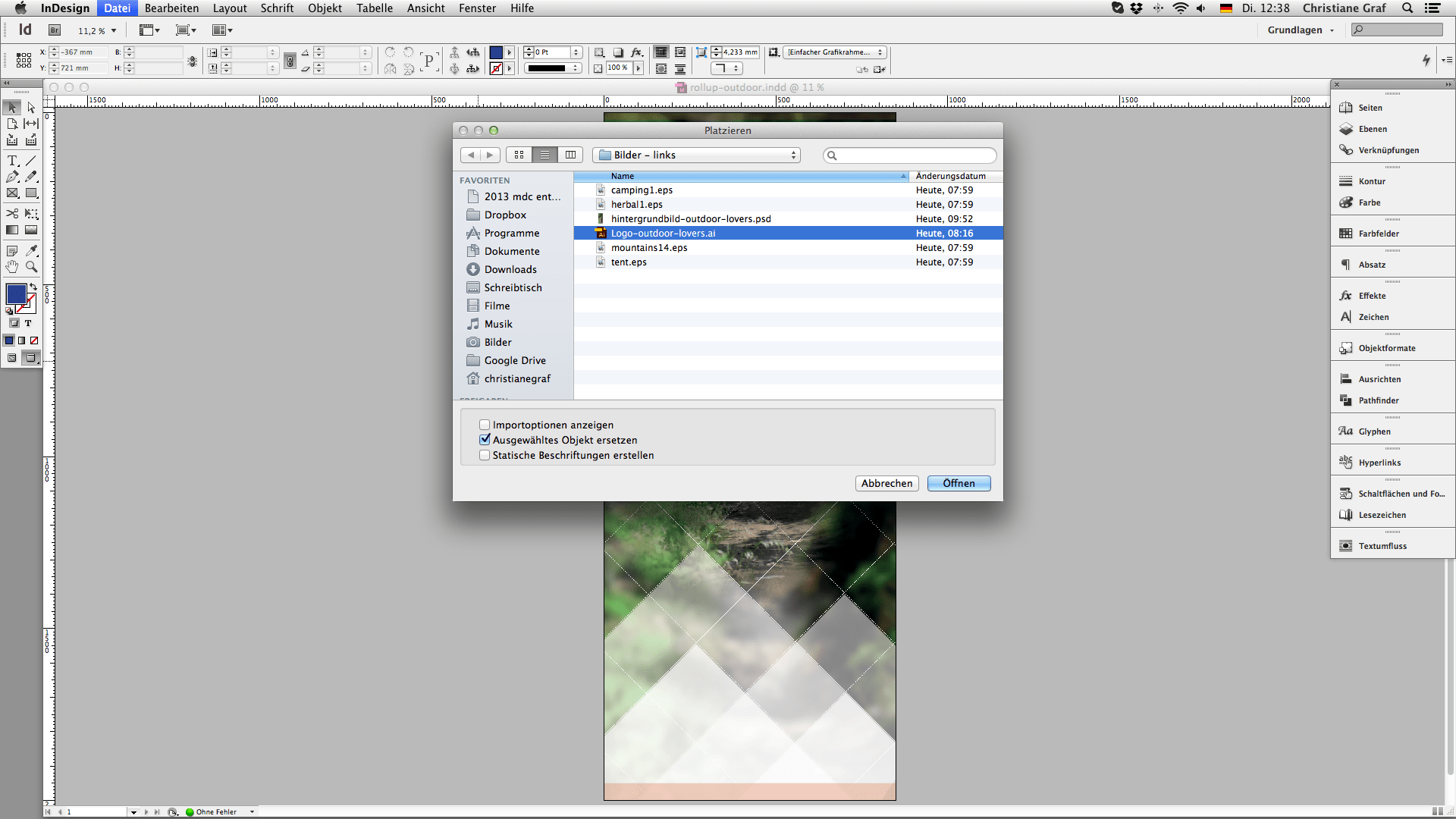 Outdoor rollup erstellen   Logo