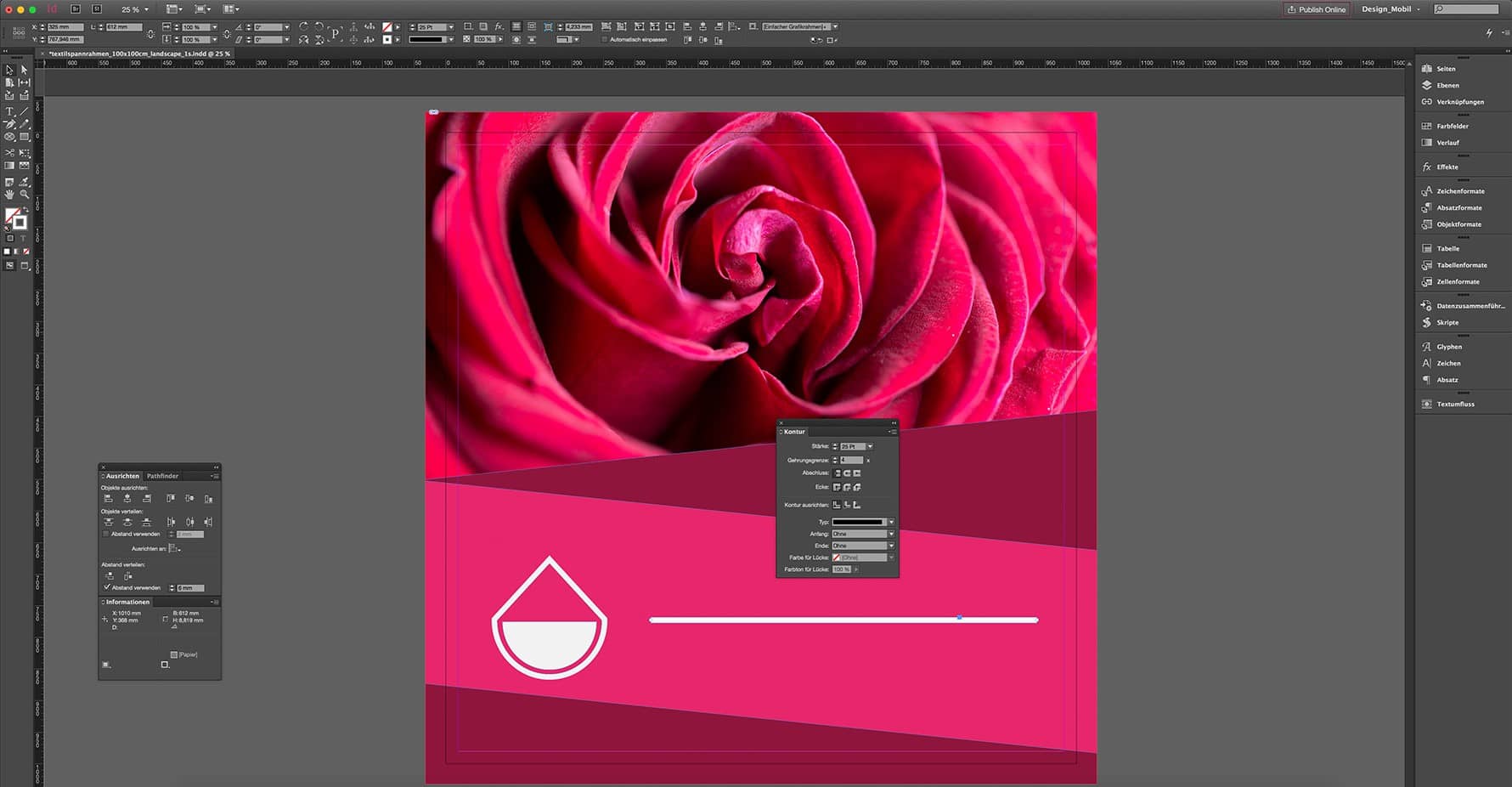 indesign Tutorial Spannrahmen Druck Step 5