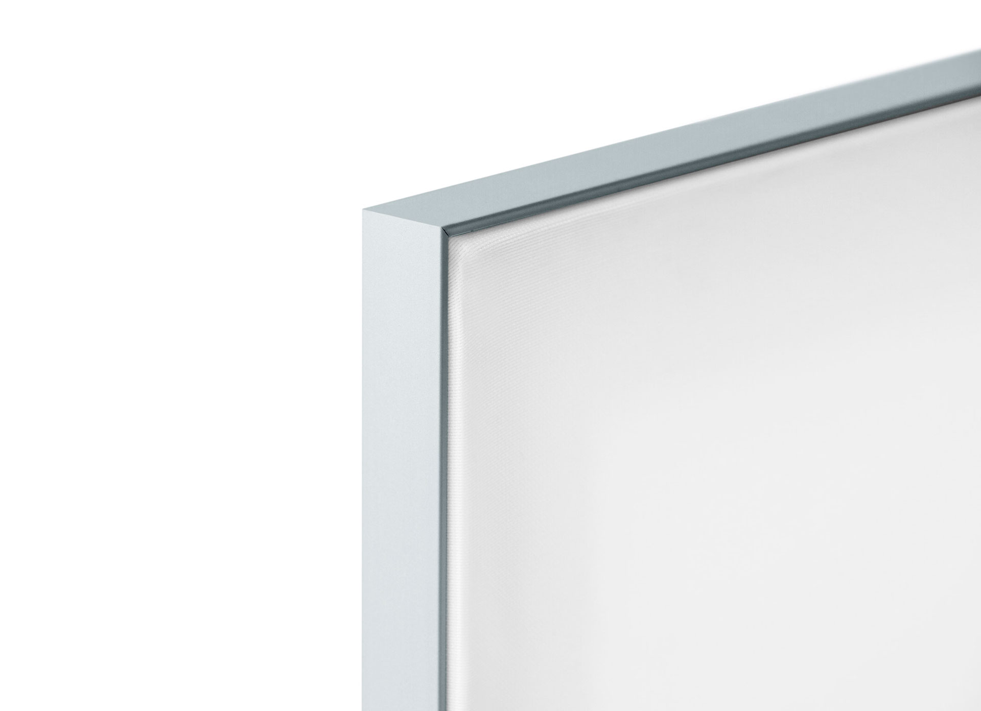 weiße textilspannrahmen 