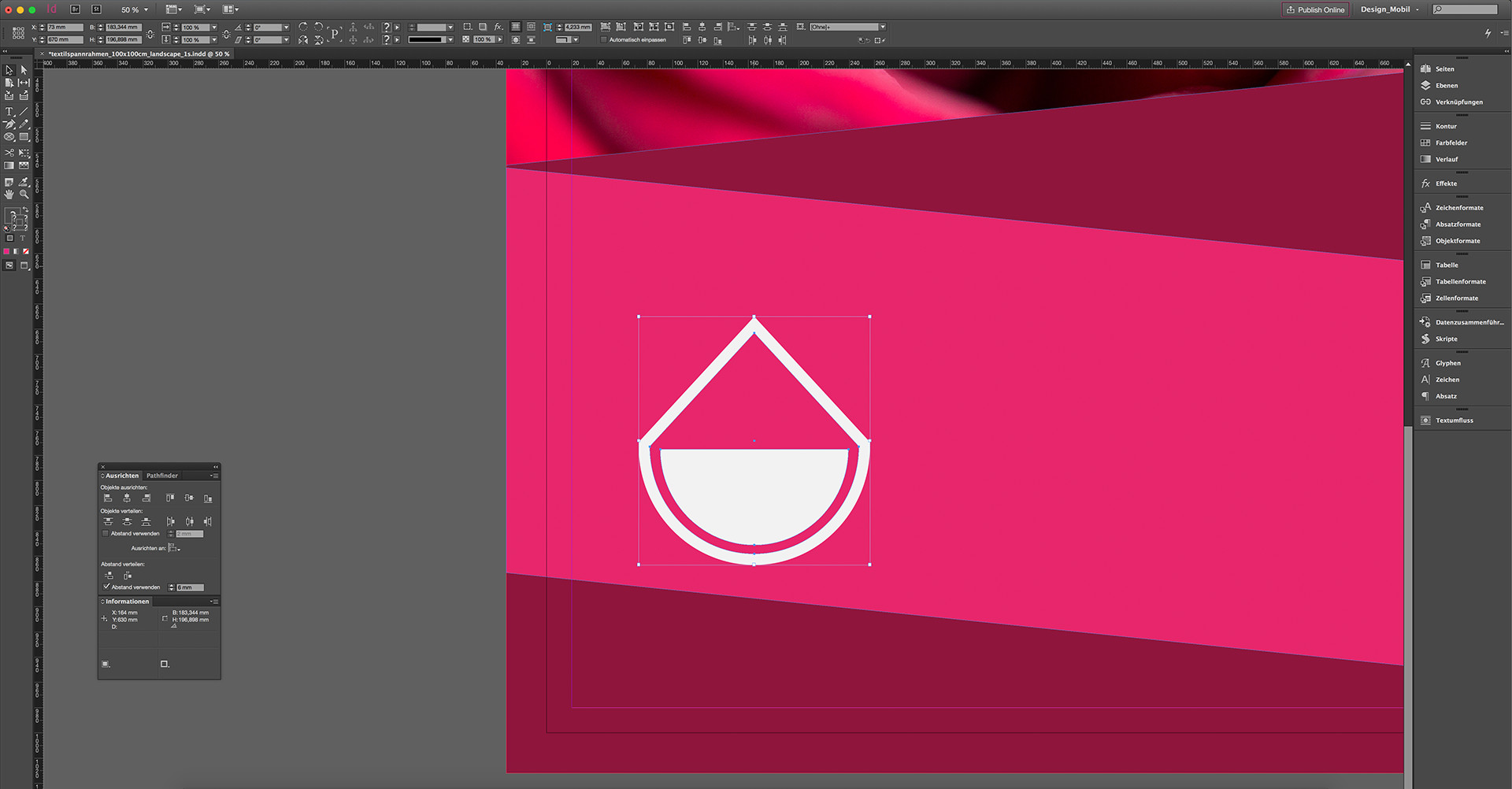 indesign Tutorial Spannrahmen Druck Step 4