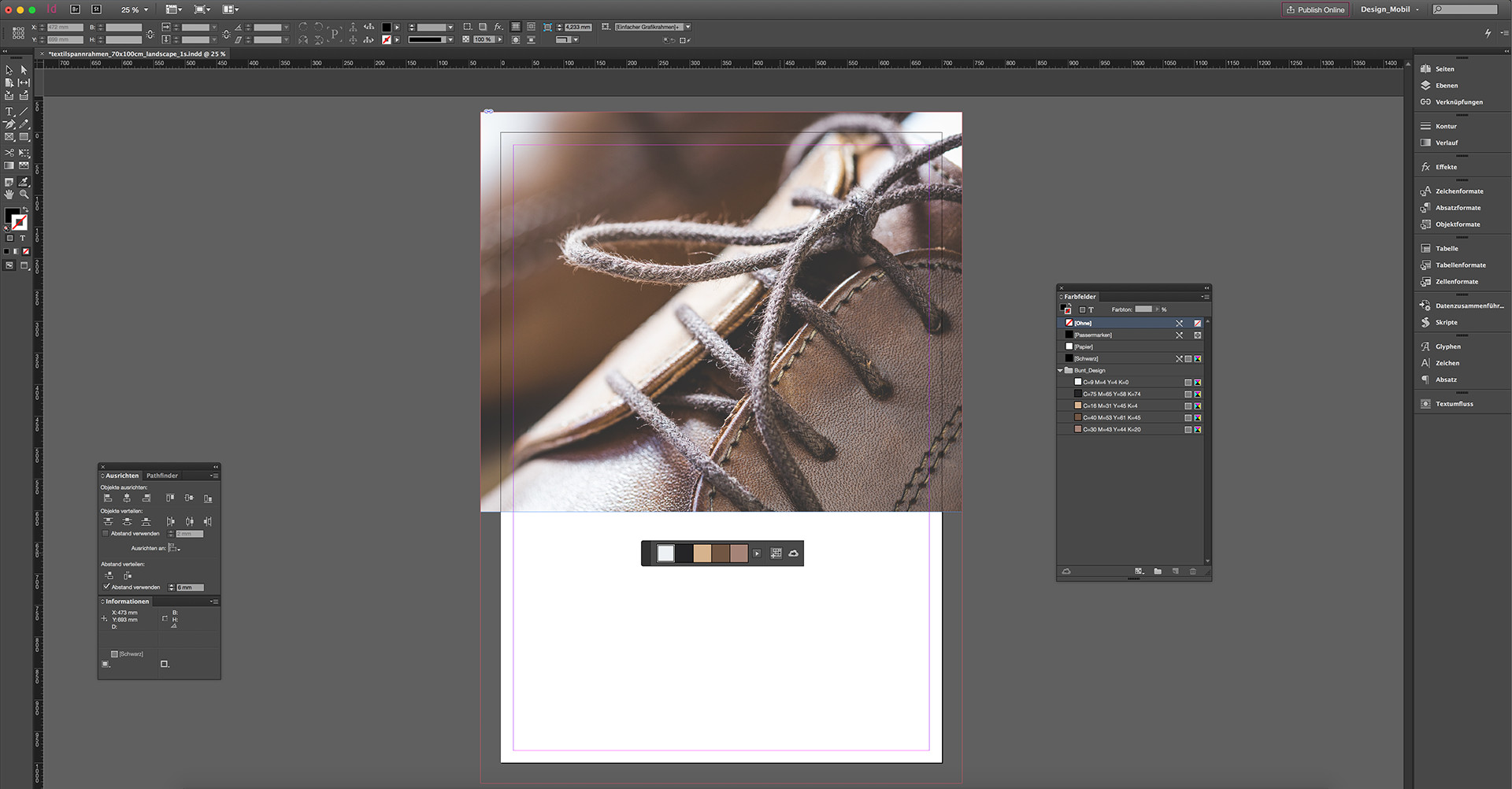indesign Tutorial Spannrahmen Druck Step 9