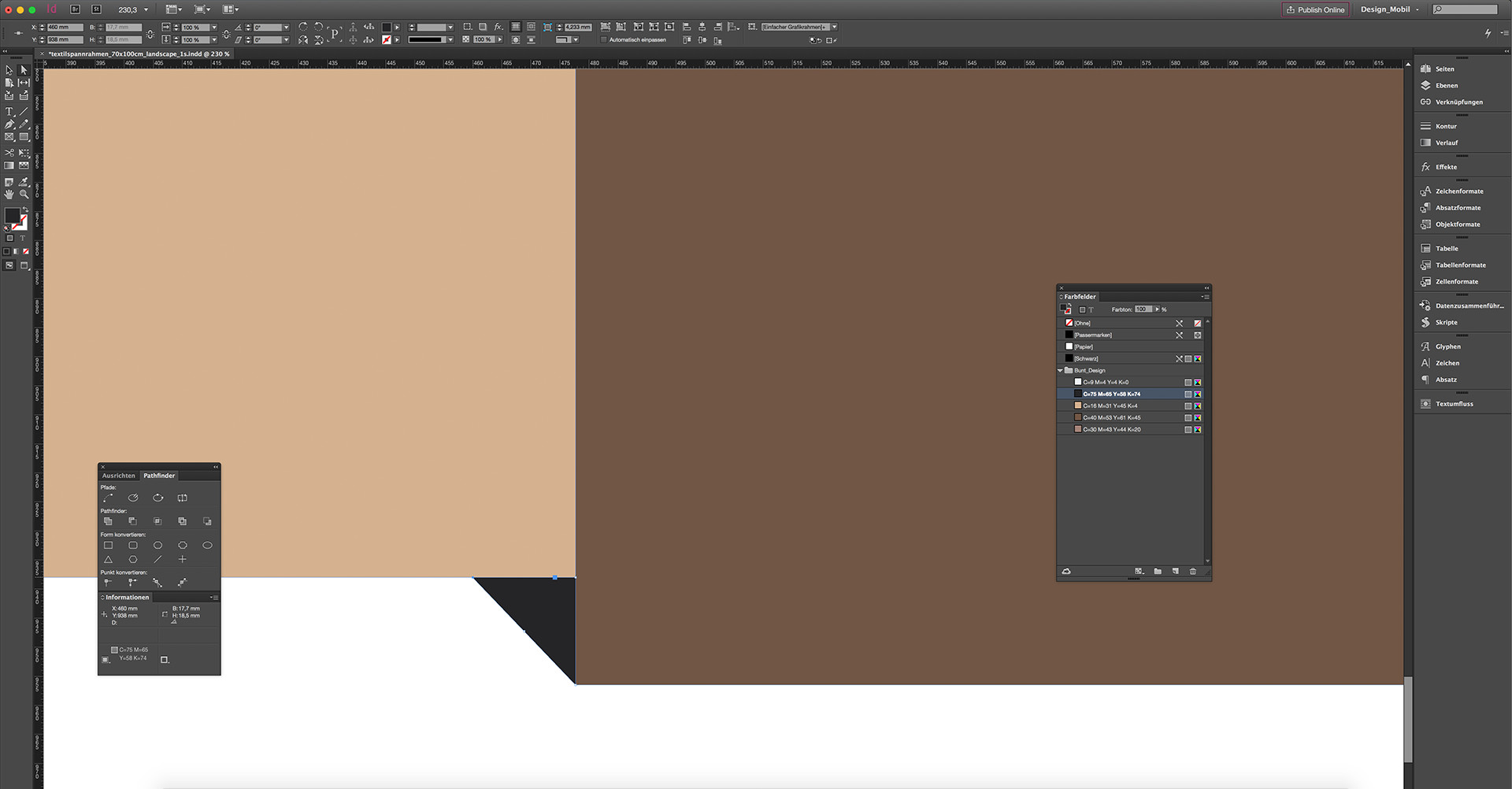 indesign Tutorial Spannrahmen Druck Step 11