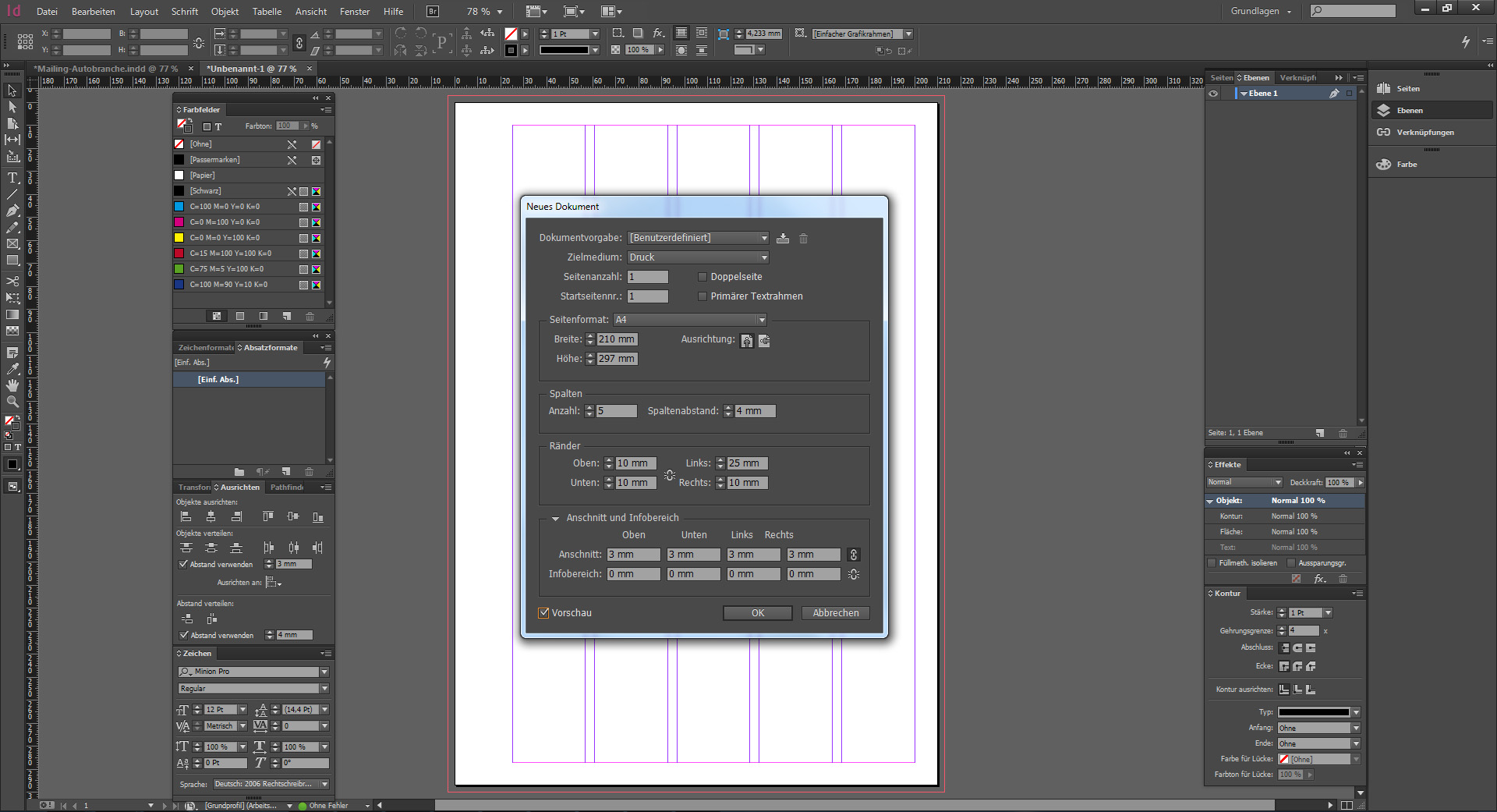 Werbebrief für ein Autohaus gestalten 5