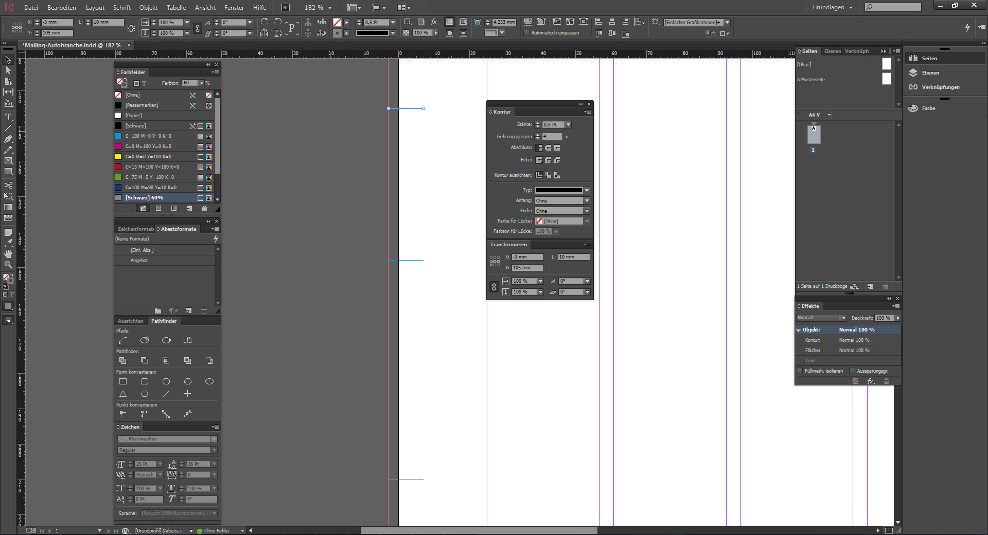 Werbebrief für ein Autohaus gestalten 6