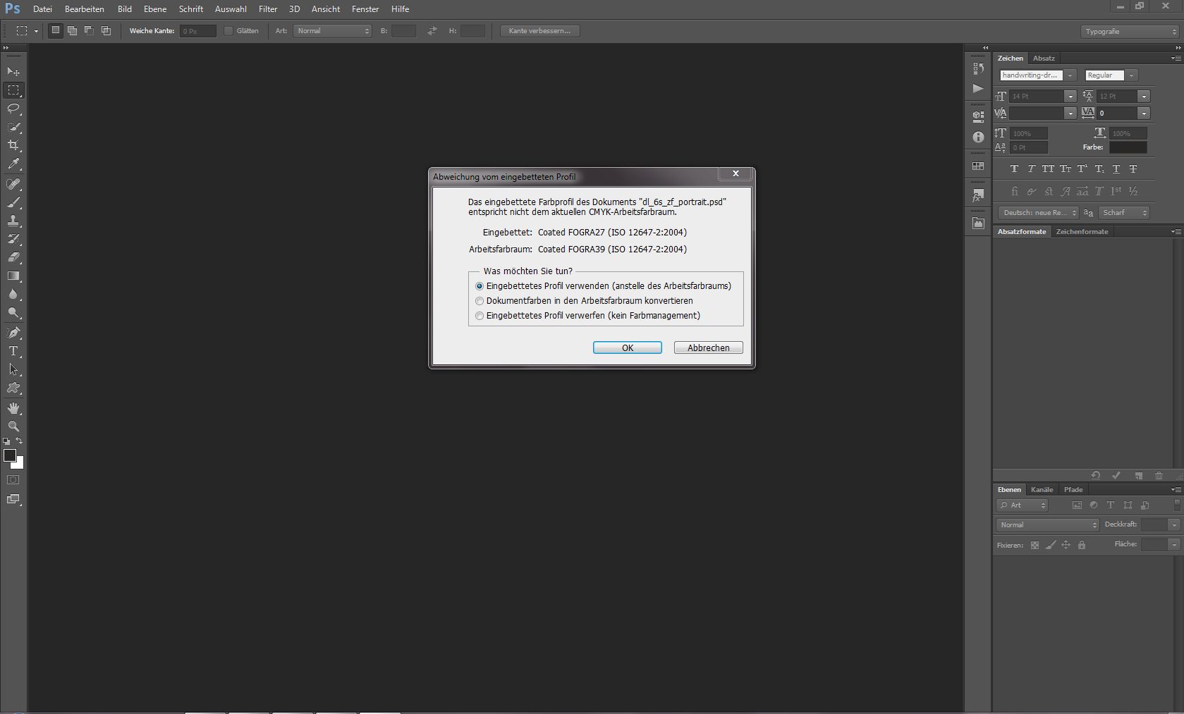 Barkarte als Falzflyer erstellen 1