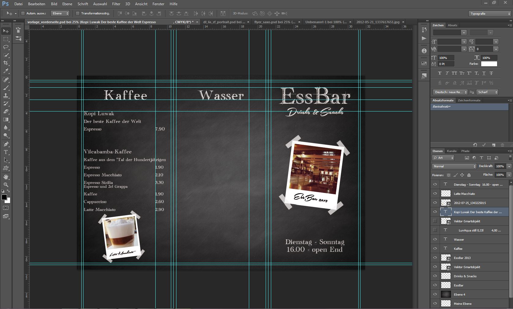 Barkarte als Falzflyer erstellen 11
