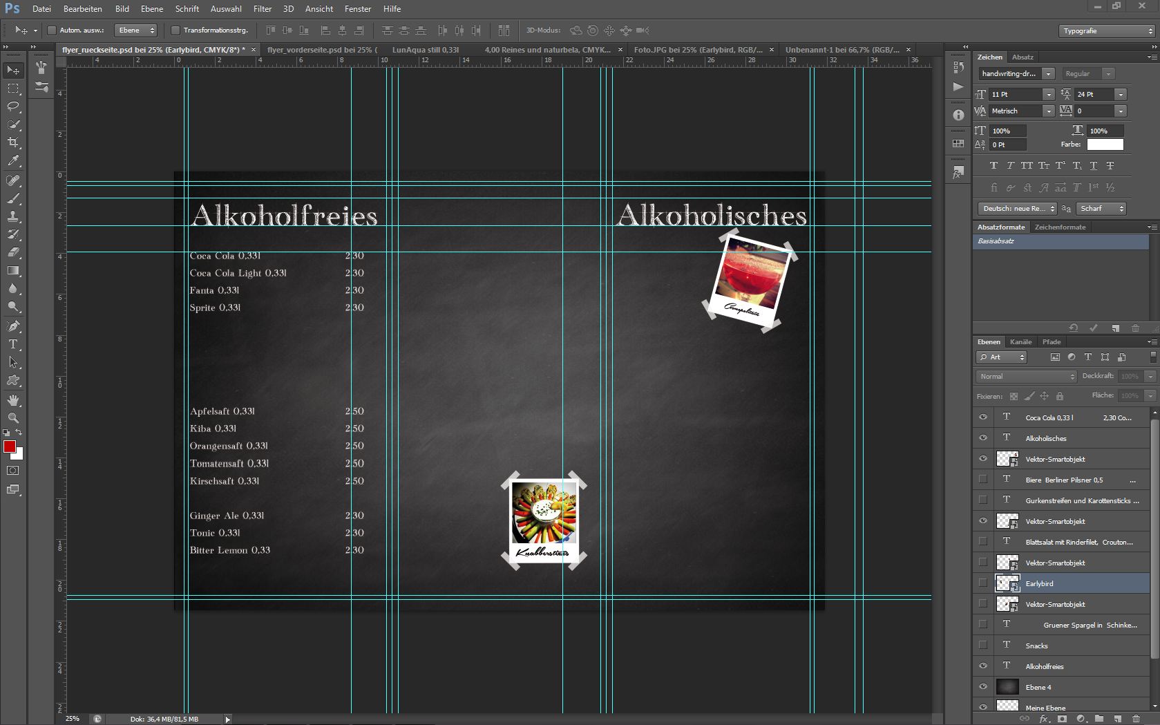Barkarte als Falzflyer erstellen 13