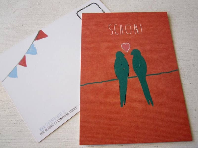 Romantische Idee für eine Karte zum Valentinstag 15