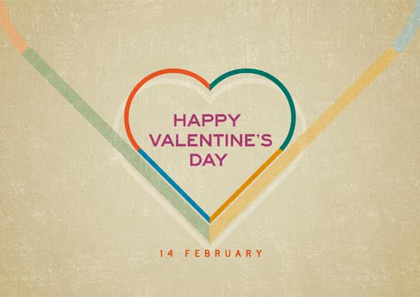 Romantische Idee für eine Karte zum Valentinstag 4