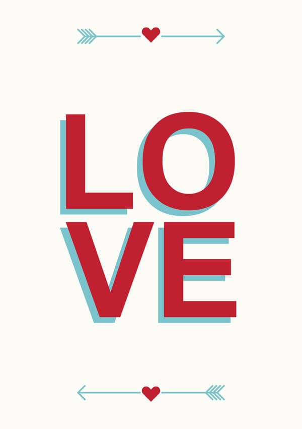 Romantische Idee für eine Karte zum Valentinstag 5