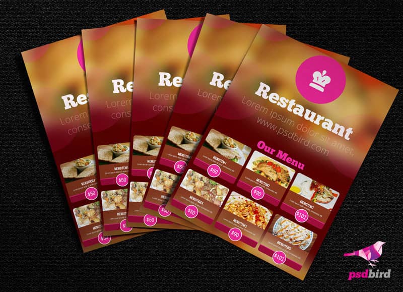 restaurant brochure