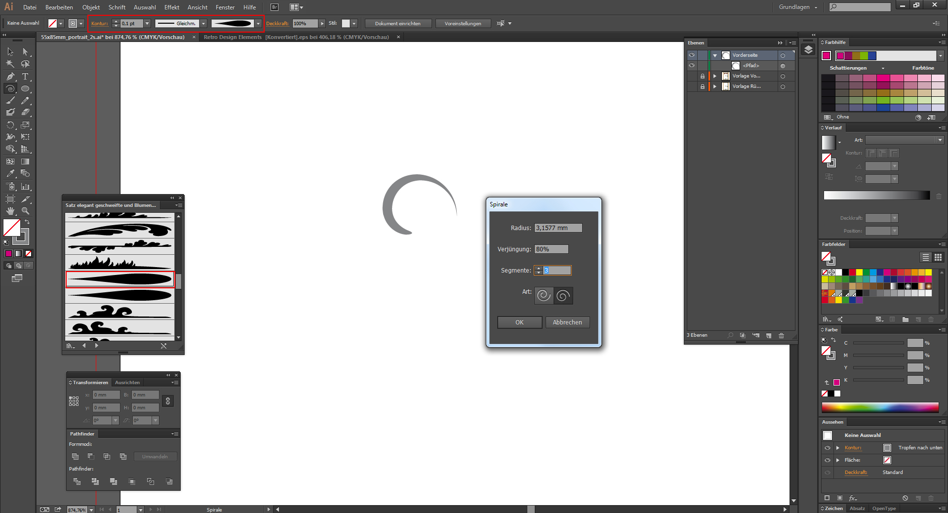 terminkarte erstellen tutorial step 2
