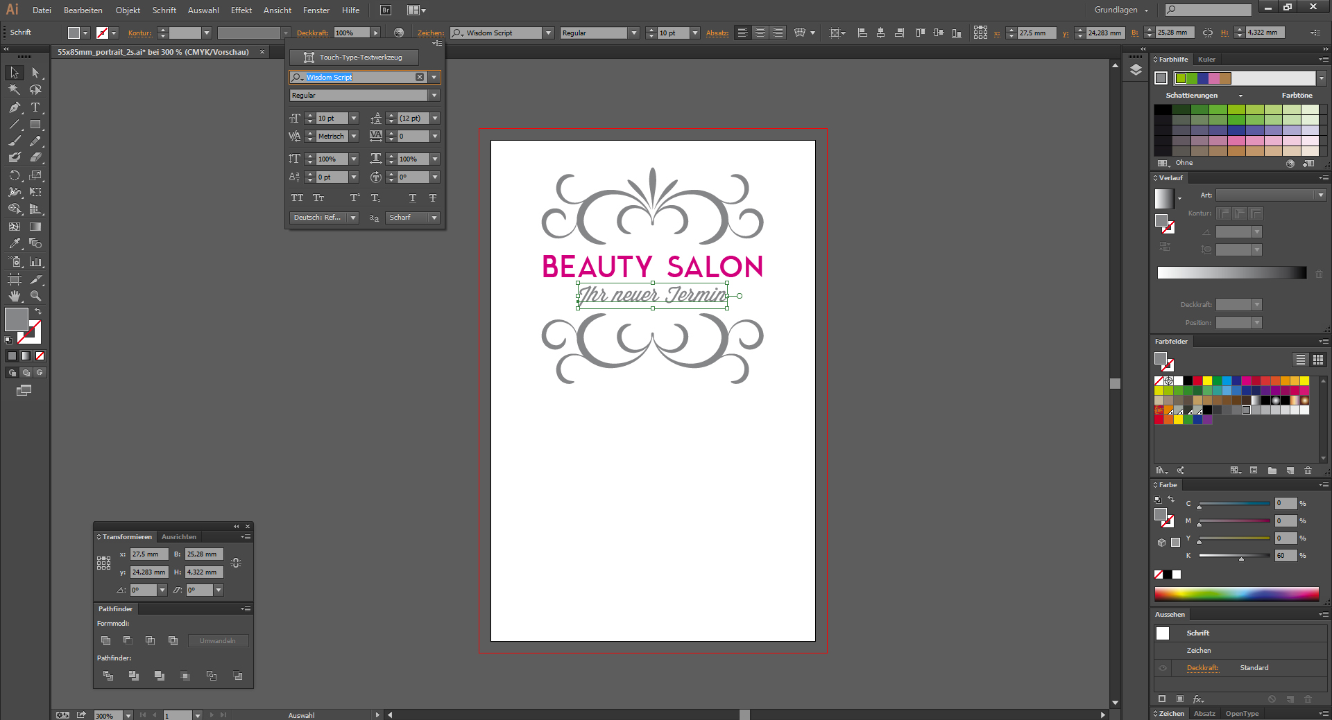 terminkarte erstellen tutorial step 10