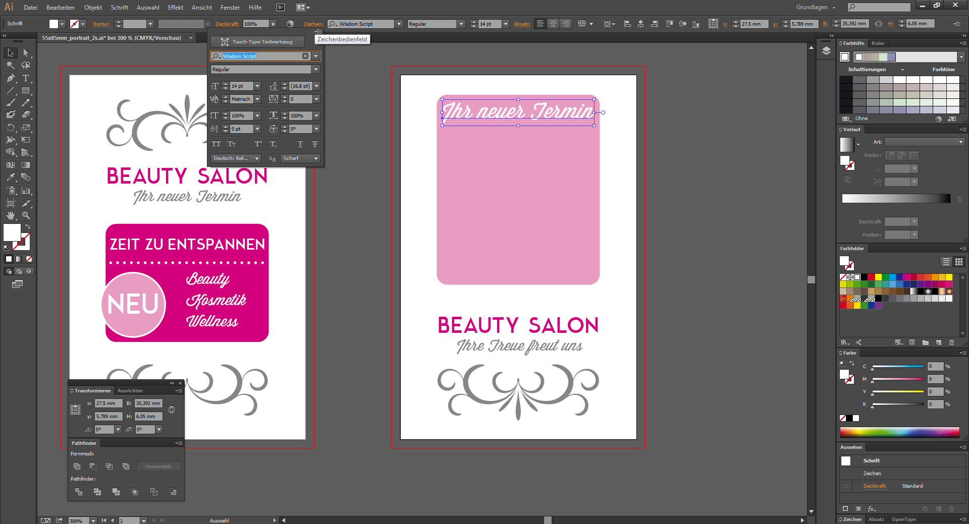 terminkarte erstellen tutorial step 16