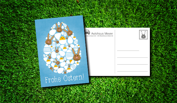Grusskarte ostern