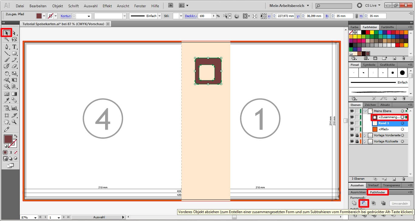 Tutorial Speisekarten