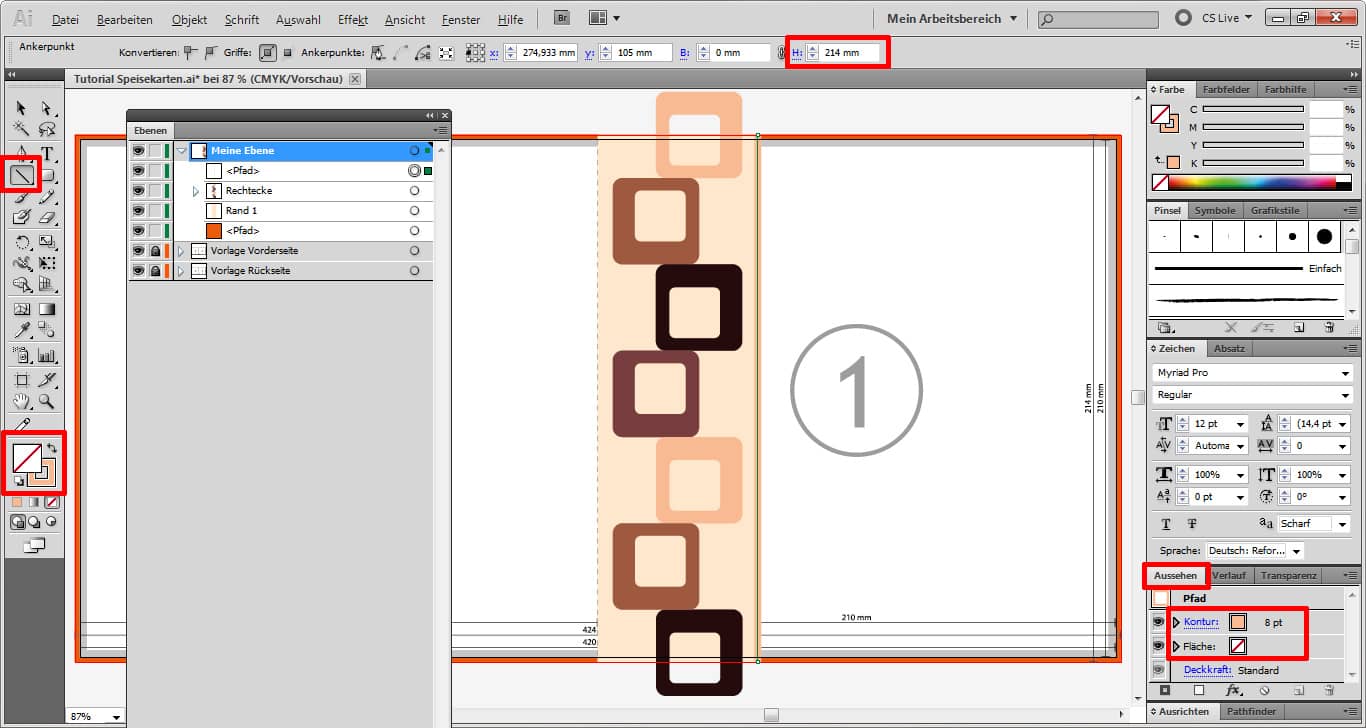 Tutorial Speisekarten