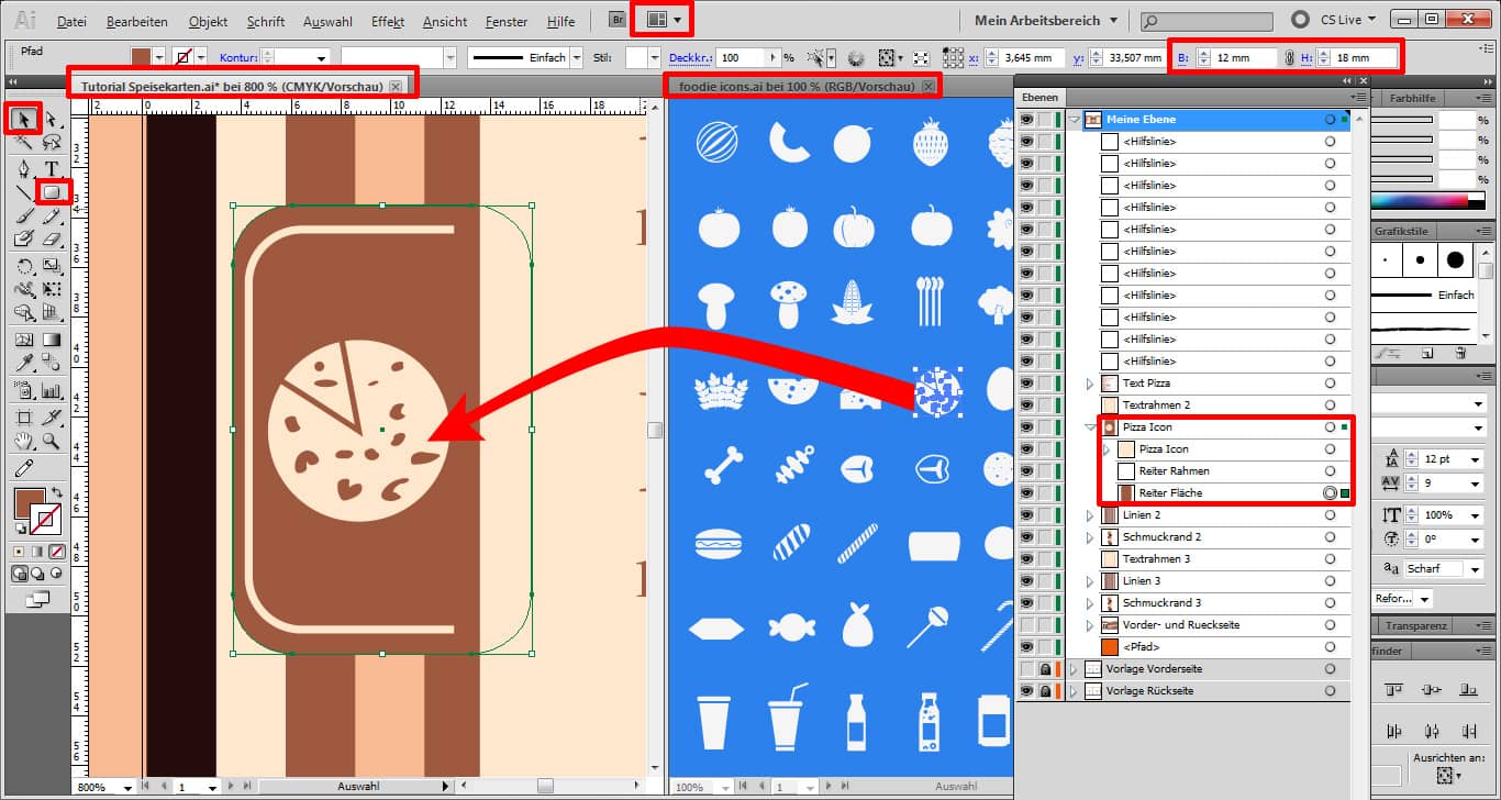 Tutorial Speisekarten