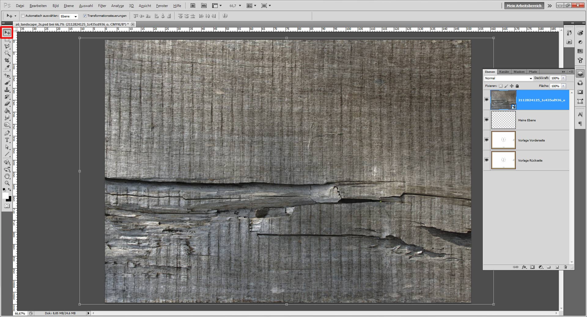 Weihnachtskarten für Firmen Tutorial mit InDesign Step 1