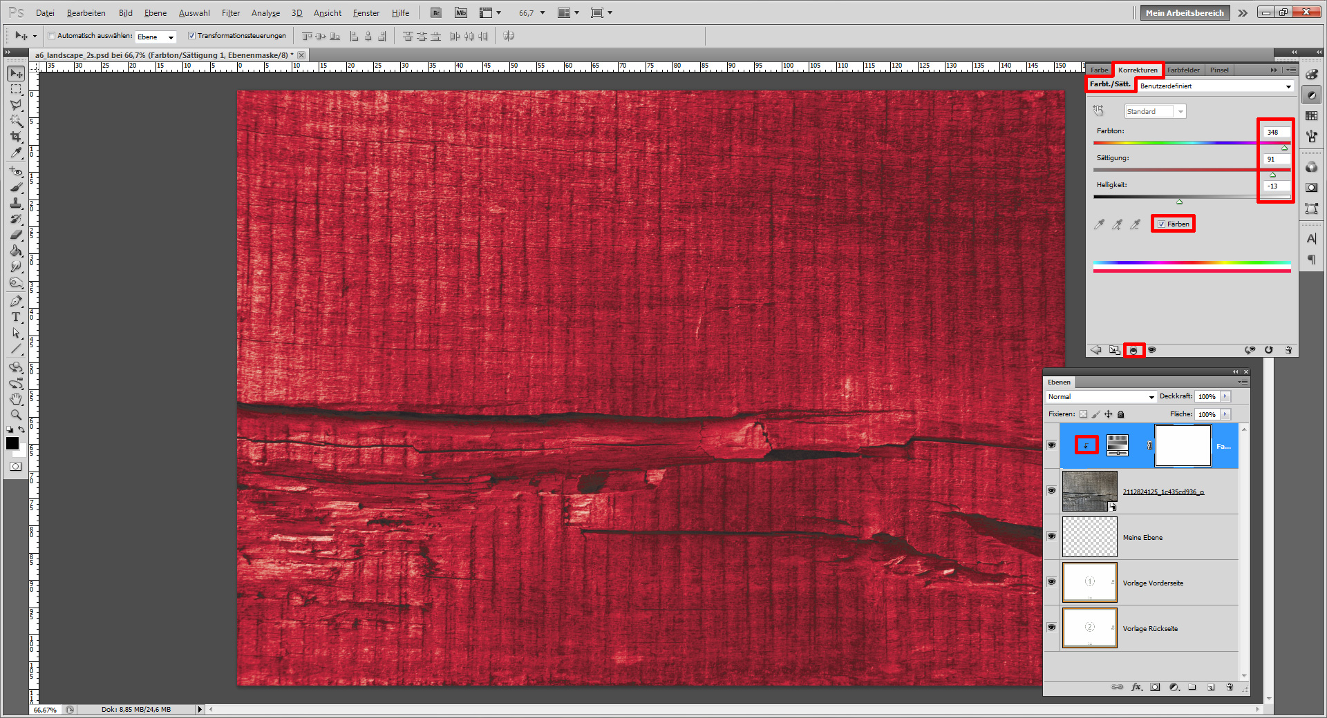 Weihnachtskarten für Firmen Tutorial mit InDesign Step 2