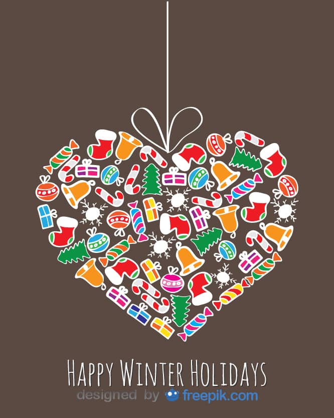 Weihnachtskartedesign Vorlage 21