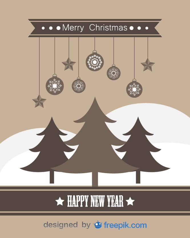 Weihnachtskartedesign Vorlage 24