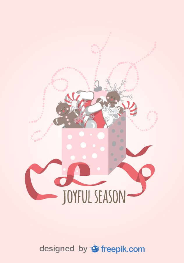 Weihnachtskartedesign Vorlage 26