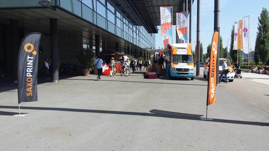 Suisse Emex SAXOPRINT Messeauftritt