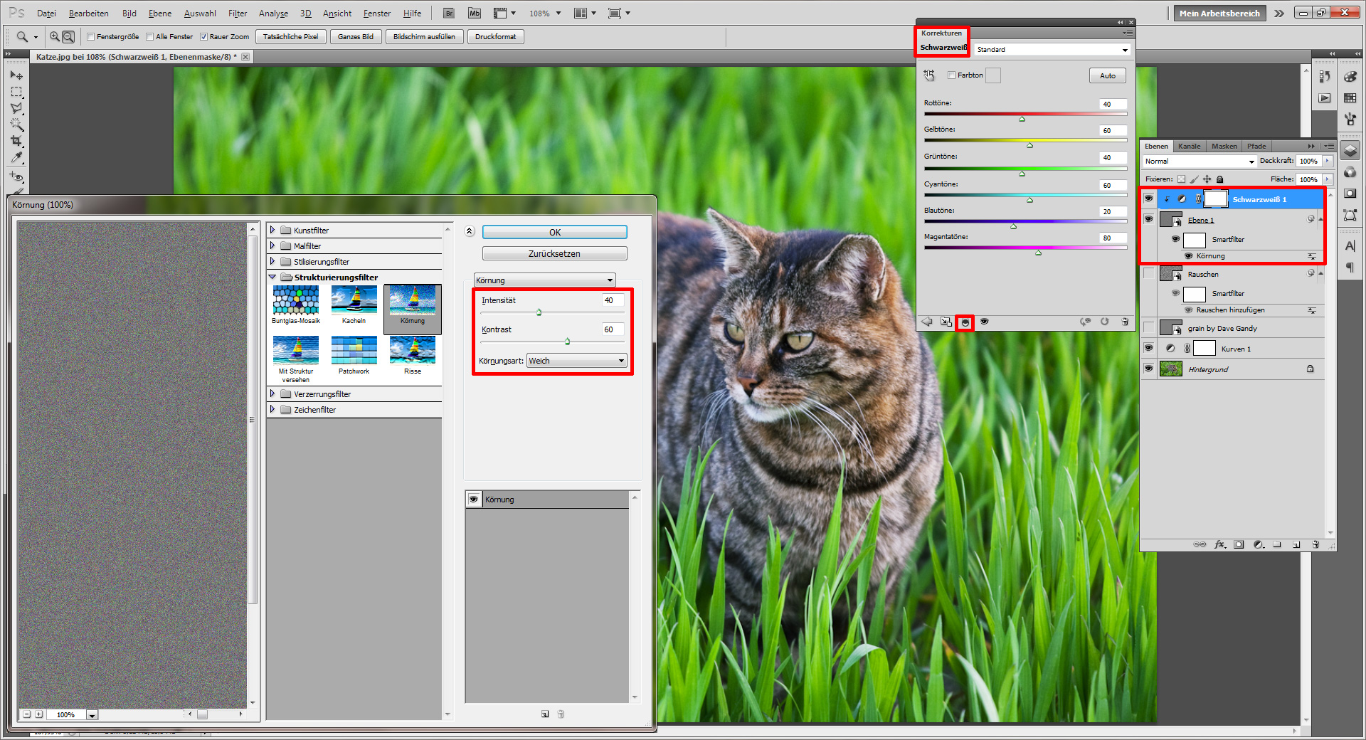 Mit einem Foto Effekt den Photoshop Analog Look nachempfinden (4)
