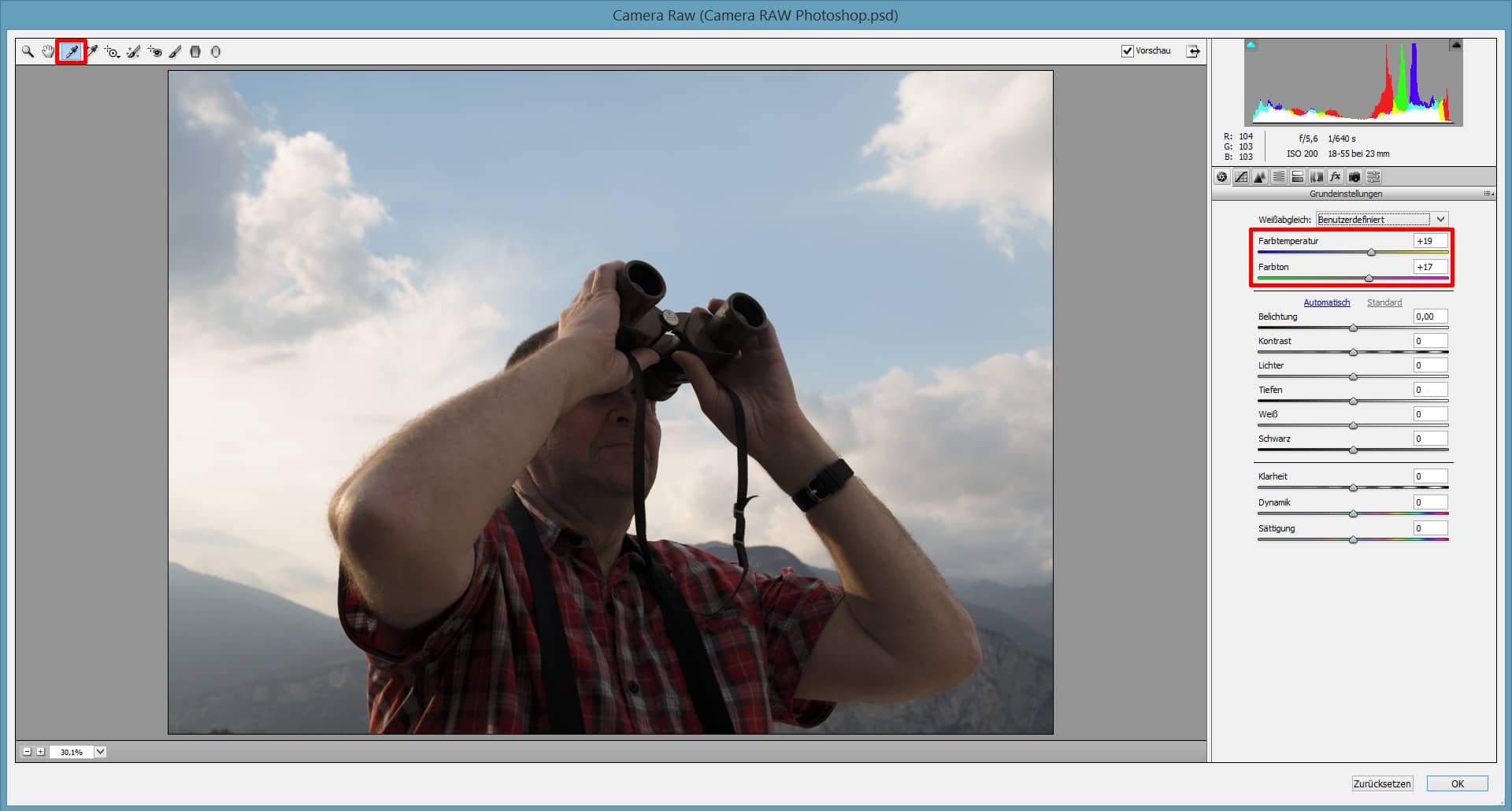 Camera RAW Photoshop 7