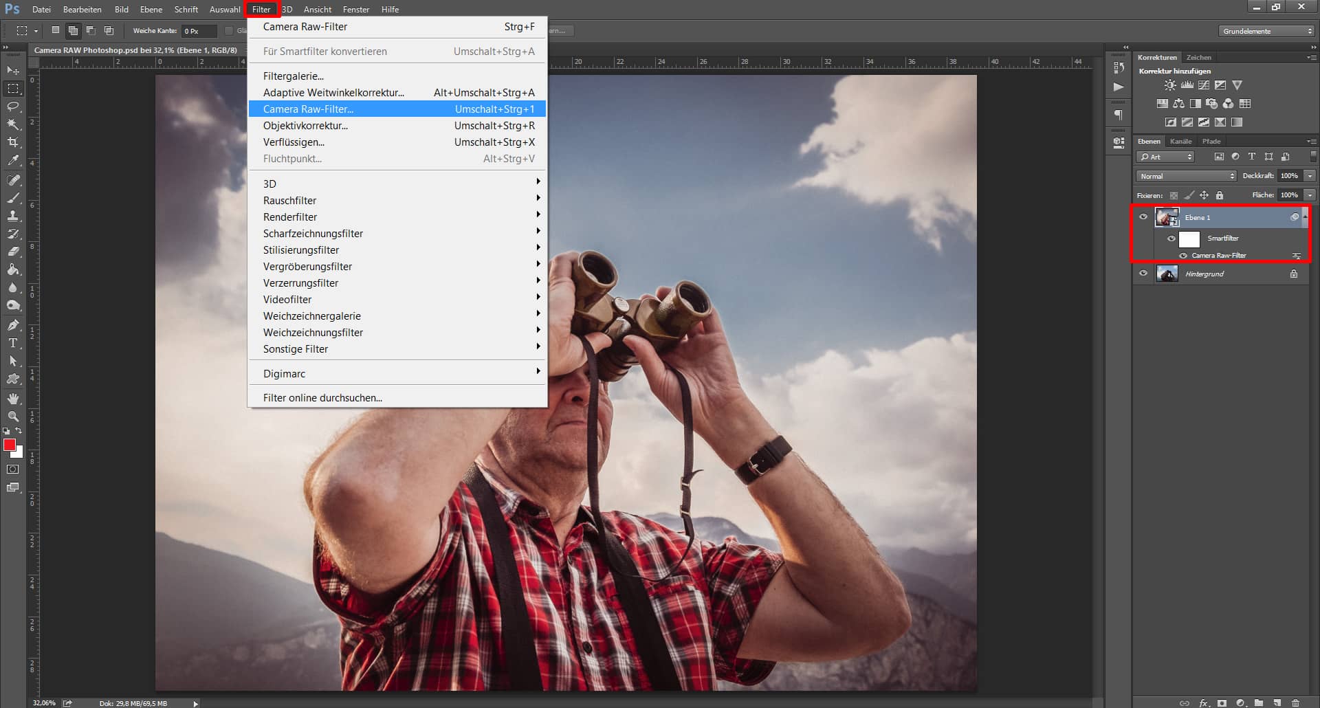 Camera RAW Photoshop 21
