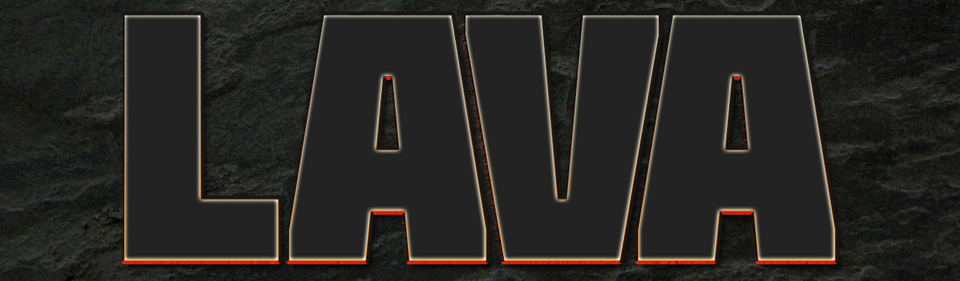 Lava Text effect Phtotoshop 3 step 12