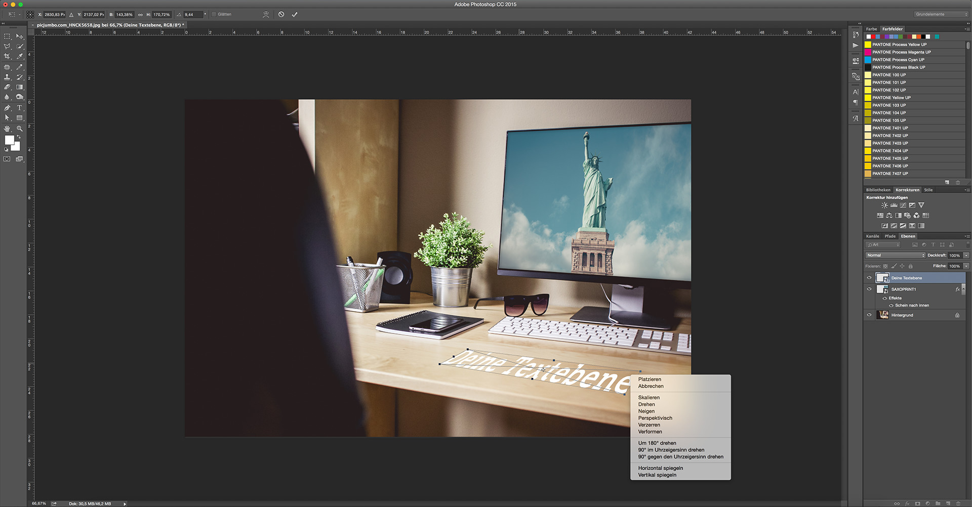 Fakten über Smartobjekte und Smartfilter in Photoshop 8