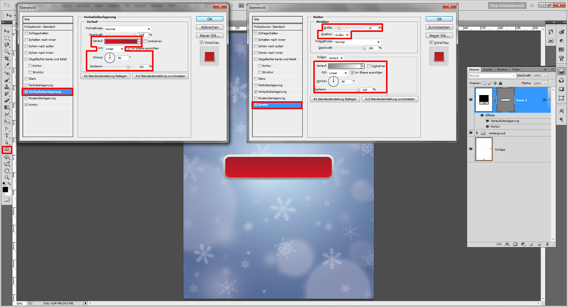 einen winterlichen Apres ski Flyer gestalten step 4