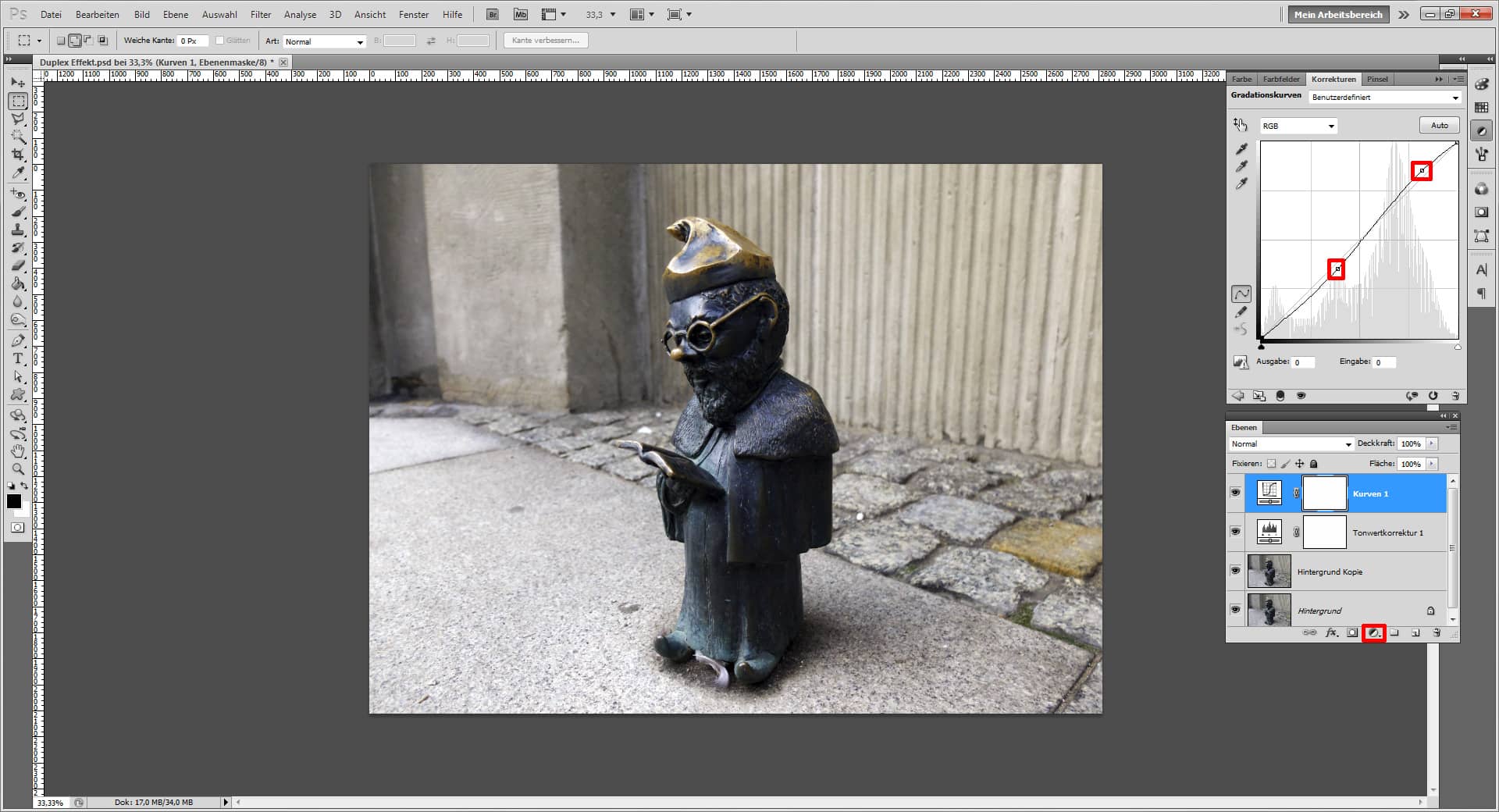 Erstelle einen Duplex Effekt mit Photoshop 2