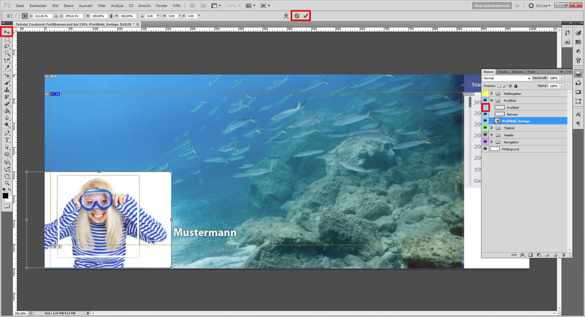 tutorial facebook profilbanner 5