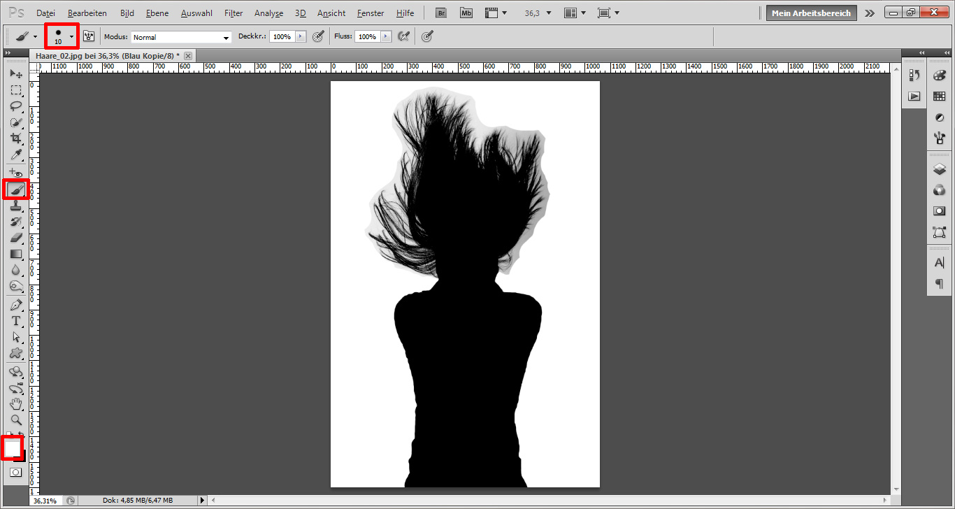 Haare freistellen in Photoshop (7)