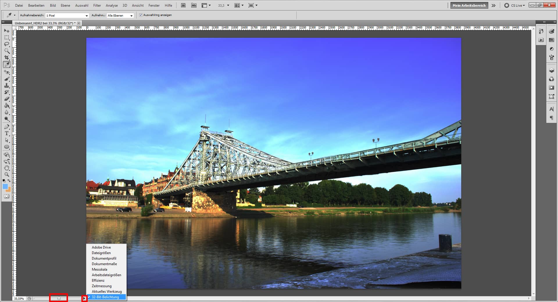 Tutorial: HDR Bilder mit Fotos in Photoshop erstellen Step 4