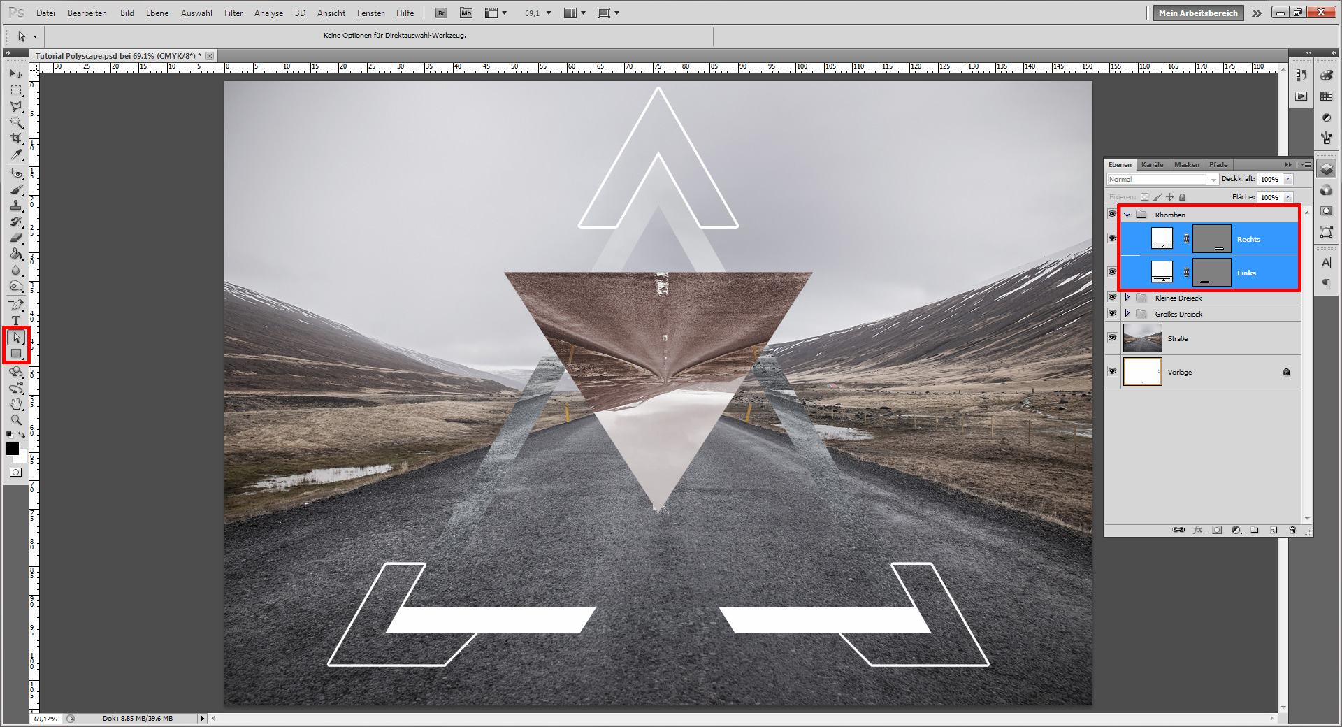 Gestalte ein Polyscape Design mit Photoshop (12)