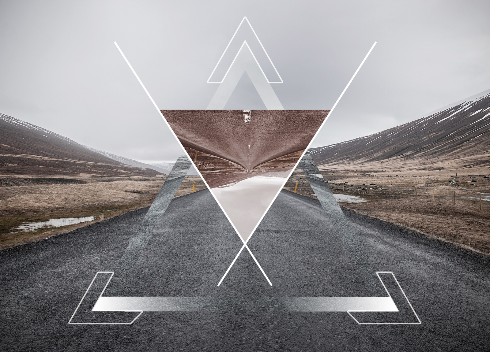 Gestalte ein Polyscape Design mit Photoshop  Endergebnis